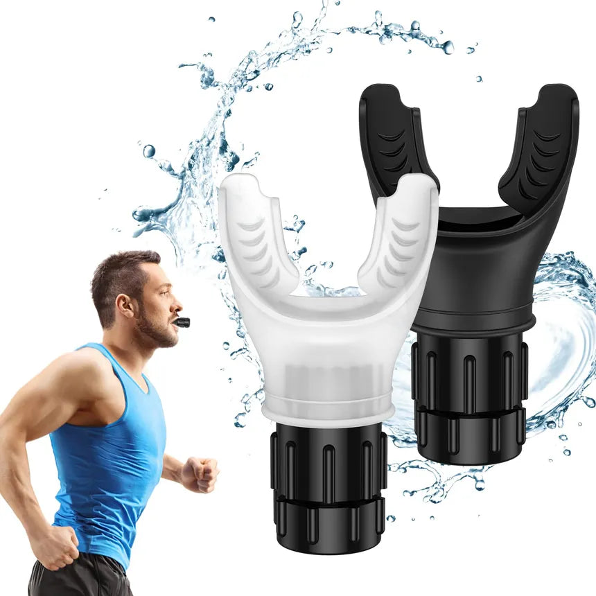 Portable Lung Capacity Abdominal Breathing Trainer with Adjustable Resistance Lmprove Your Lung Capacity Sleep Quality Fitness